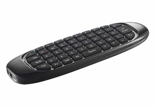 Trust Wireless Keyboard Air Mouse For Tv Pc Ps Media Player